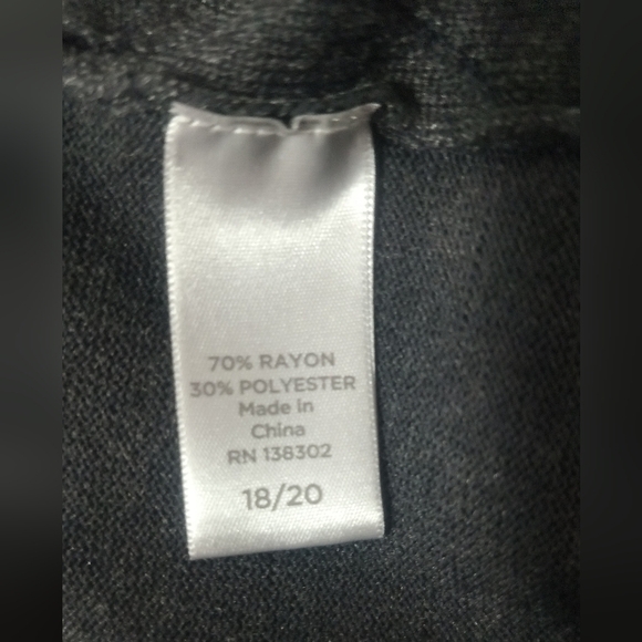 New Gray Cardigan / Size 2X - Picture 6 of 9